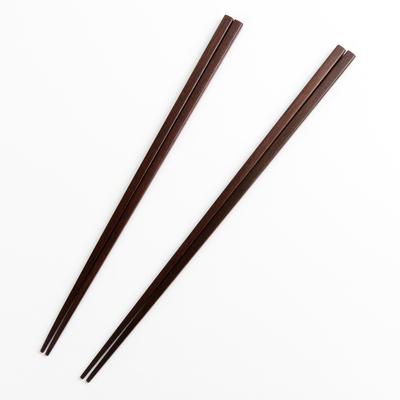 天然木　細角箸(一膳)